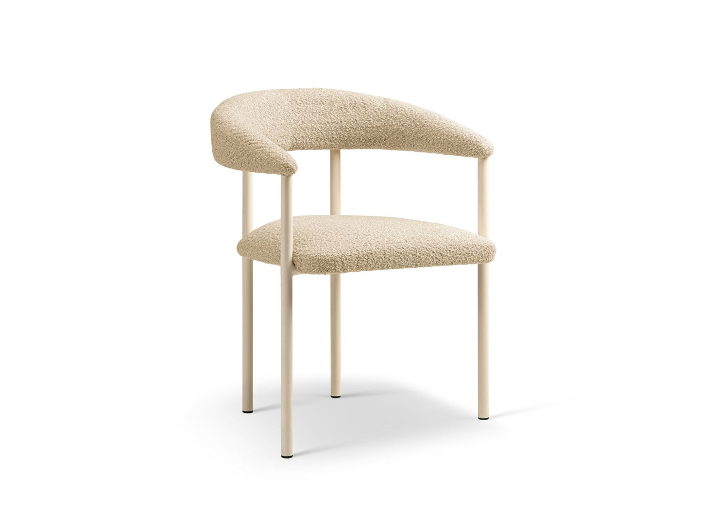 Lea Set of 2 Chairs, 56.5x53.5 cm — Beige / Cream