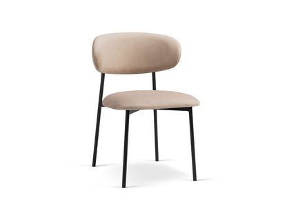 Nina Set of 2 Chairs, 55x52 cm — Almond Beige