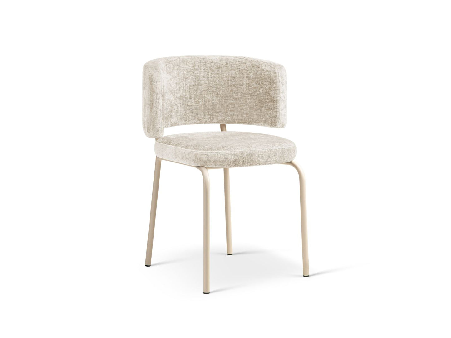 Dora Set of 2 Chairs, 58x57 cm — Light Beige / Cream