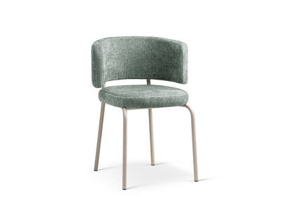 Dora Set of 2 Chairs, 58x57 cm — Light Blue / Grey