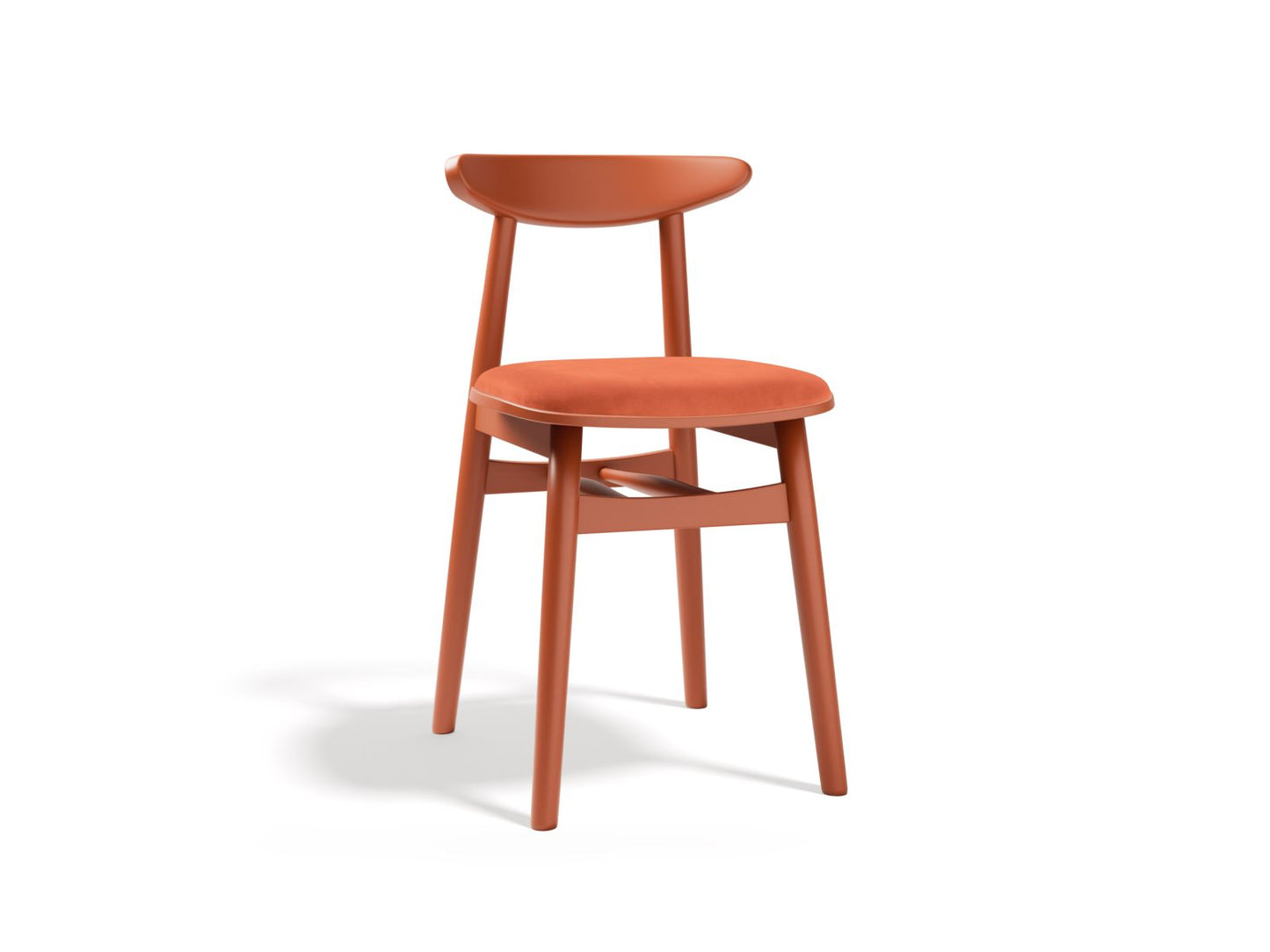 Bony Set Of 2 Chairs, 42x47 cm — Coral / Flamingo