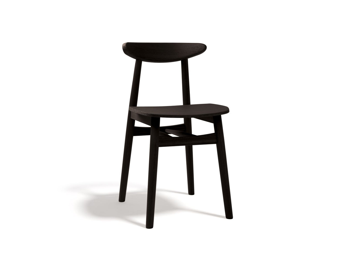 Elie Set Of 2 Chairs, 47x42 cm — Dark Walnut