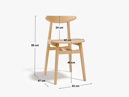 Elie Set Of 2 Chairs, 47x42 cm