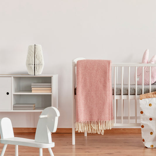 Wool & Wood Table Lamp — Cone