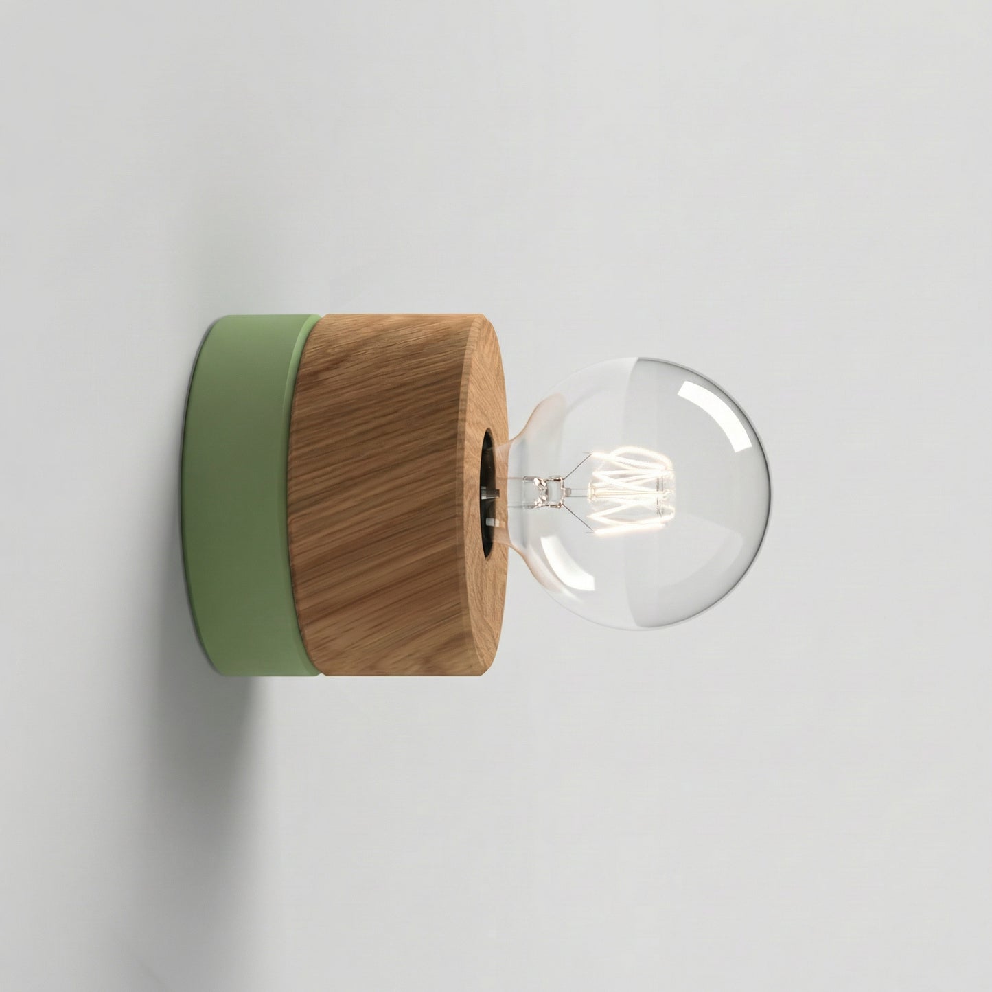 ALMUT 0239 Scandinavian Wood Wall Light Pine