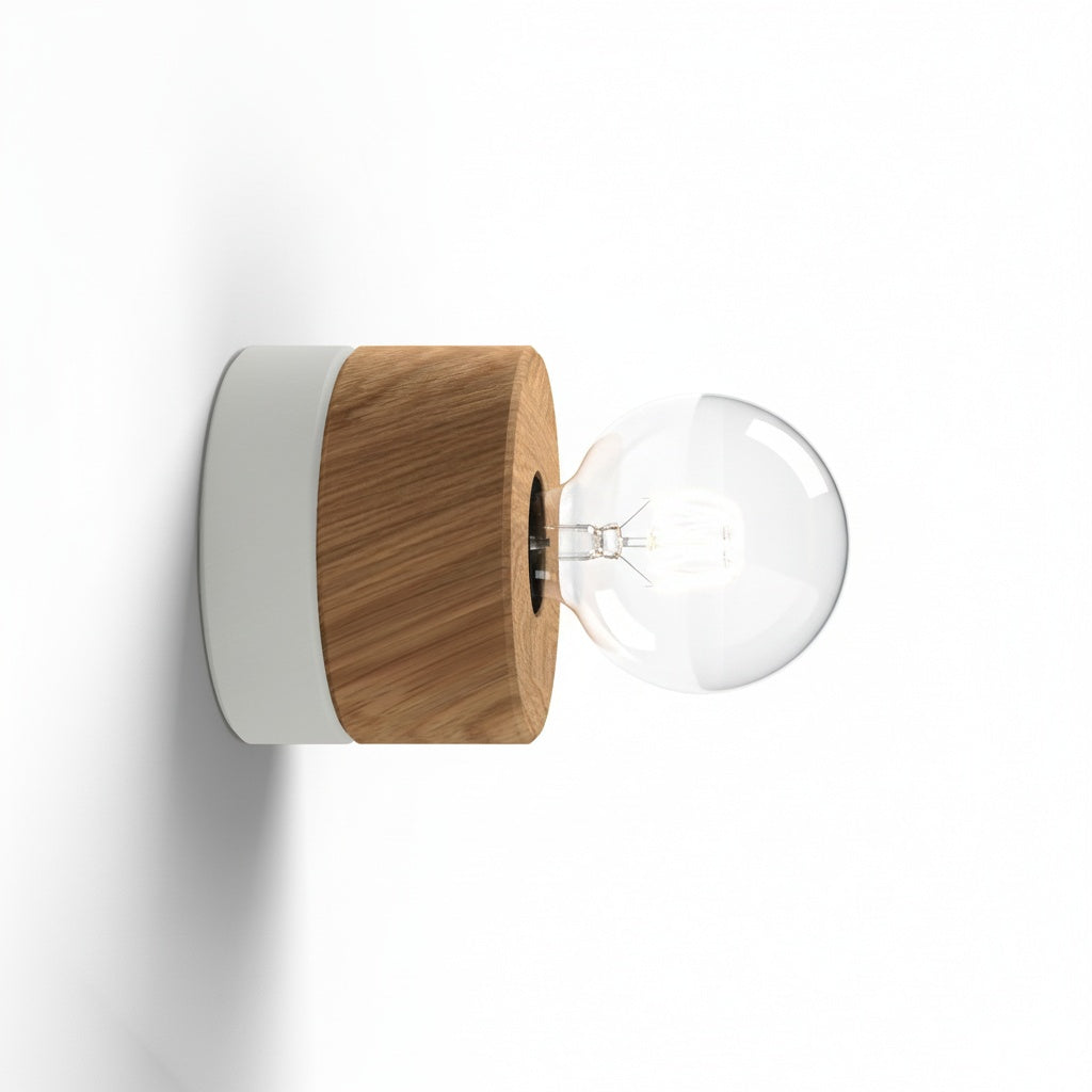 ALMUT 0239 Scandinavian Wood Wall Light Pine