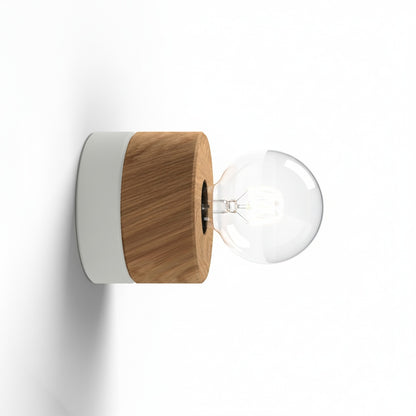 ALMUT 0239 Scandinavian Wood Wall Light Pine