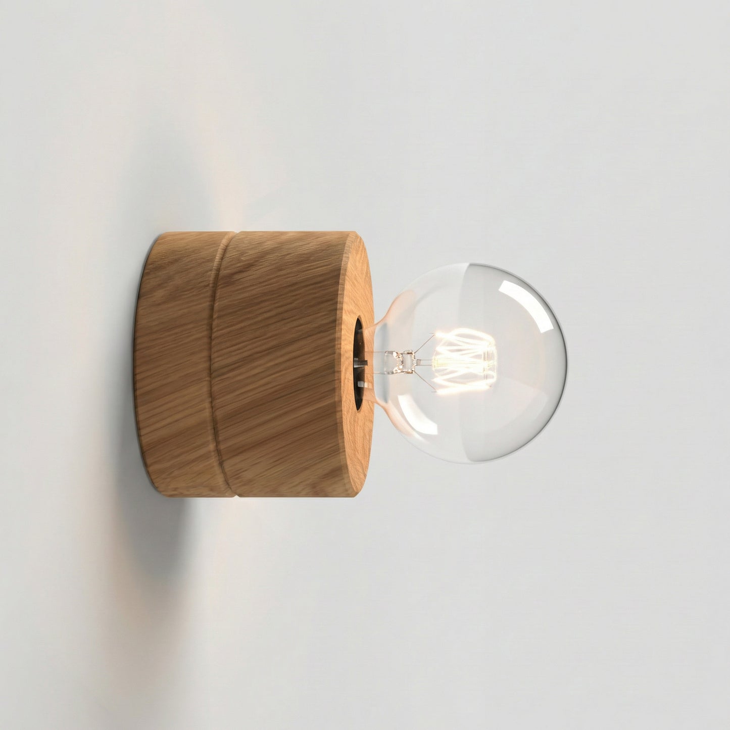 ALMUT 0239 Scandinavian Wood Wall Light Pine
