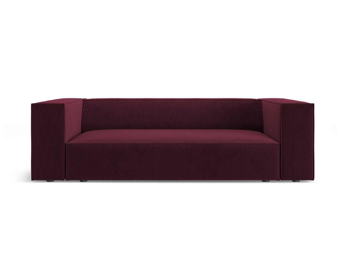 Arendal Sofa (2 Seaters) - Chenille with corduroy effect - Ruby