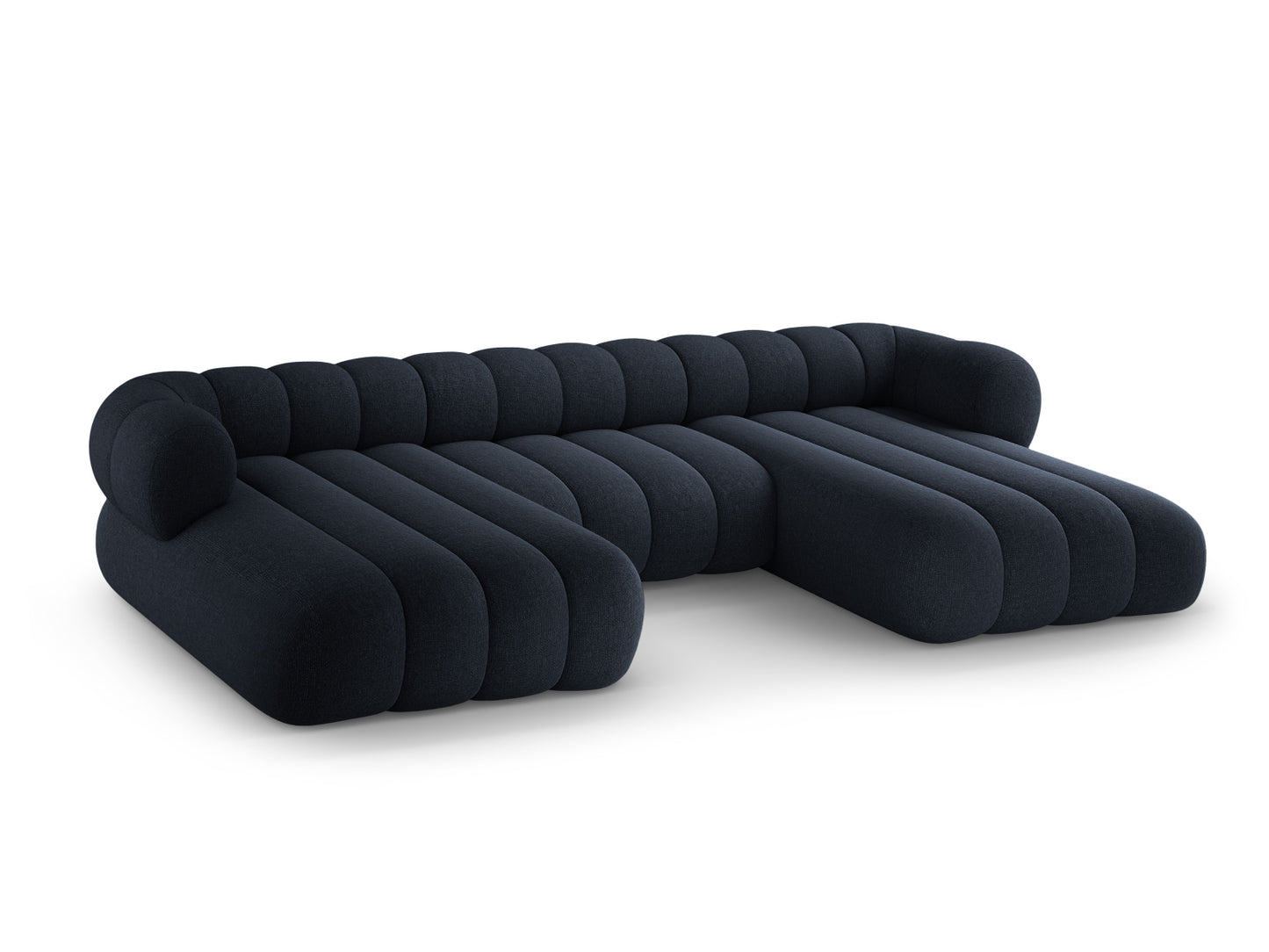 Koge Panoramic Sofa (6 Seats, 348x165x70) - Eden Chenille - Gallery image 5