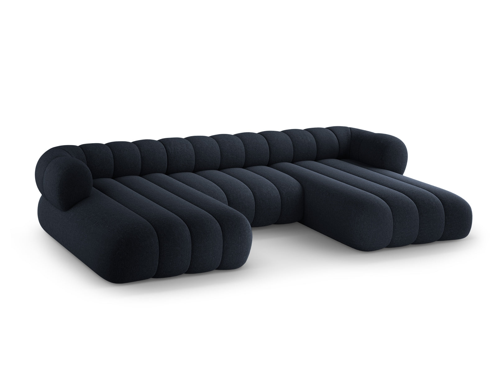 Koge Panoramic Sofa (6 Seats, 348x165x70) - Eden Chenille - Gallery image 5