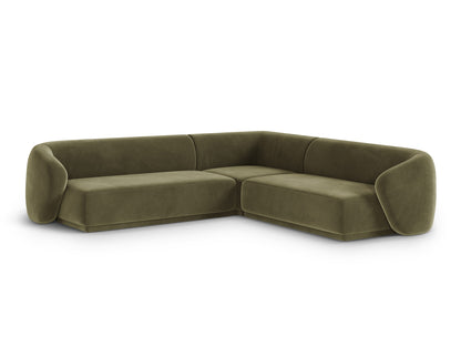 Gomera Symmetrical Corner Sofa (5 Seats, 256x256x74) - Salvador Velvet - Gallery image 3