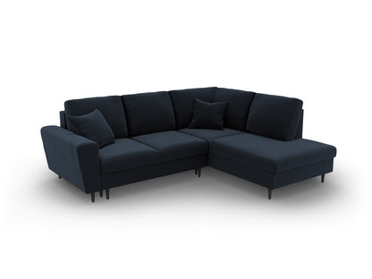 Kyoto Corner Sofa With Bed Function And Box (5 Seats, 243x194x88) - Left/Right - Riviera Velvet - Gallery image 6
