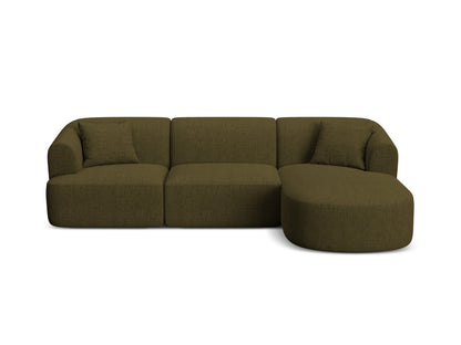 Campi Modular Corner Sofa (4 Seats, 256x156x70) - Structured Fabric