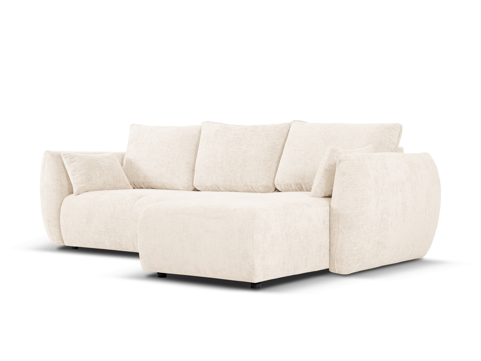 Matera Corner Sofa With Bed Function And Box - Left/Right (4 Seats, 253x173x86) - Haga Chenille - Gallery image 8