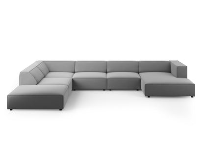 Arendal Panoramic Corner Sofa Velvet (7 Seaters)