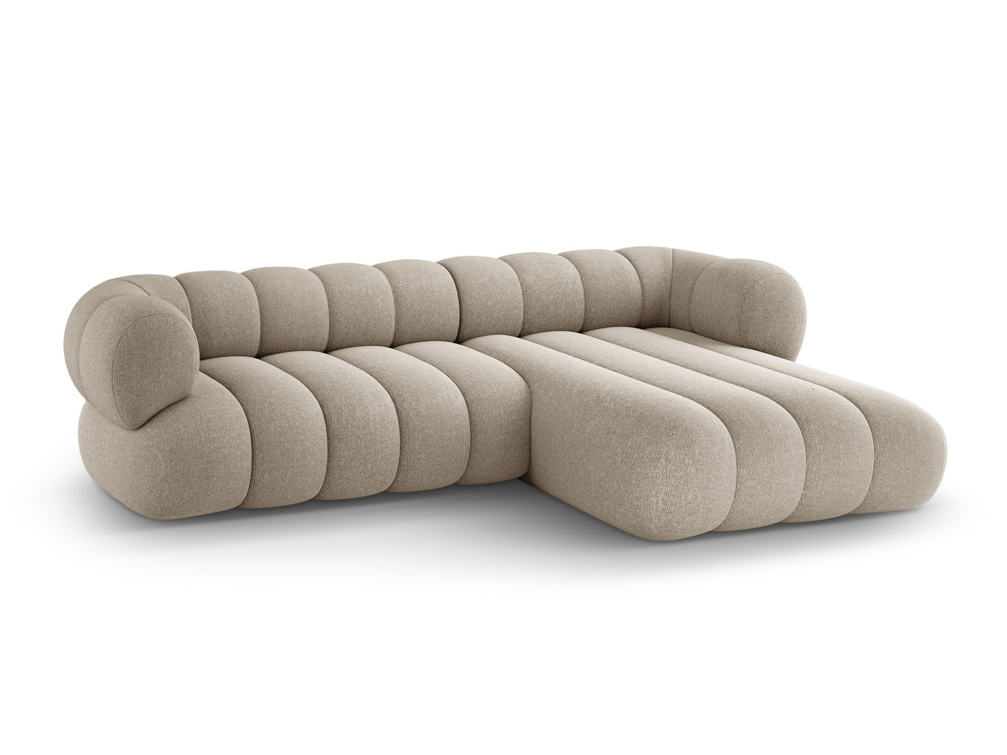 Koge Corner Sofa (5 Seats, 270x165x70) - Eden Chenille - Gallery image 4
