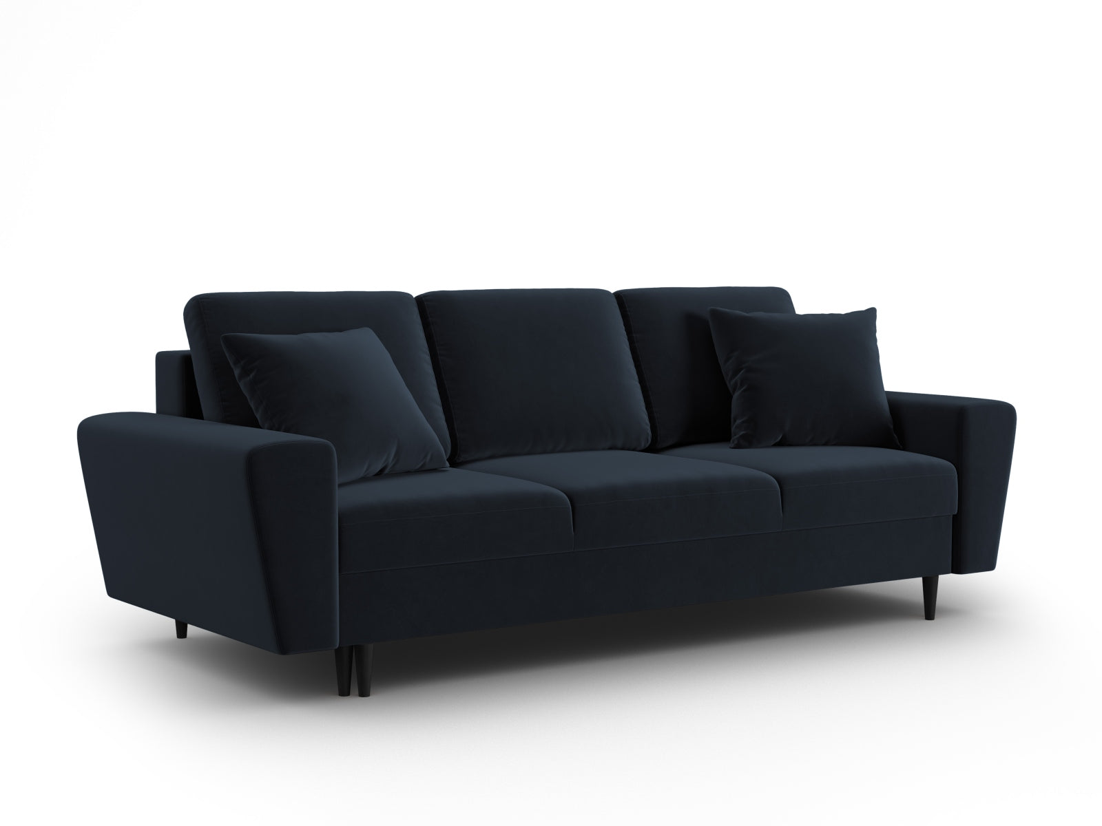 Kyoto Sofa With Bed Function And Box (3 Seats, 235x100x88) - Riviera Velvet - Gallery image 3
