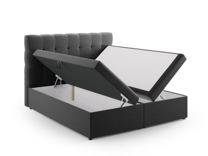 Bali Boxspring Bed Set (180x210x125) - Velvet - Velvet - Gallery image 5