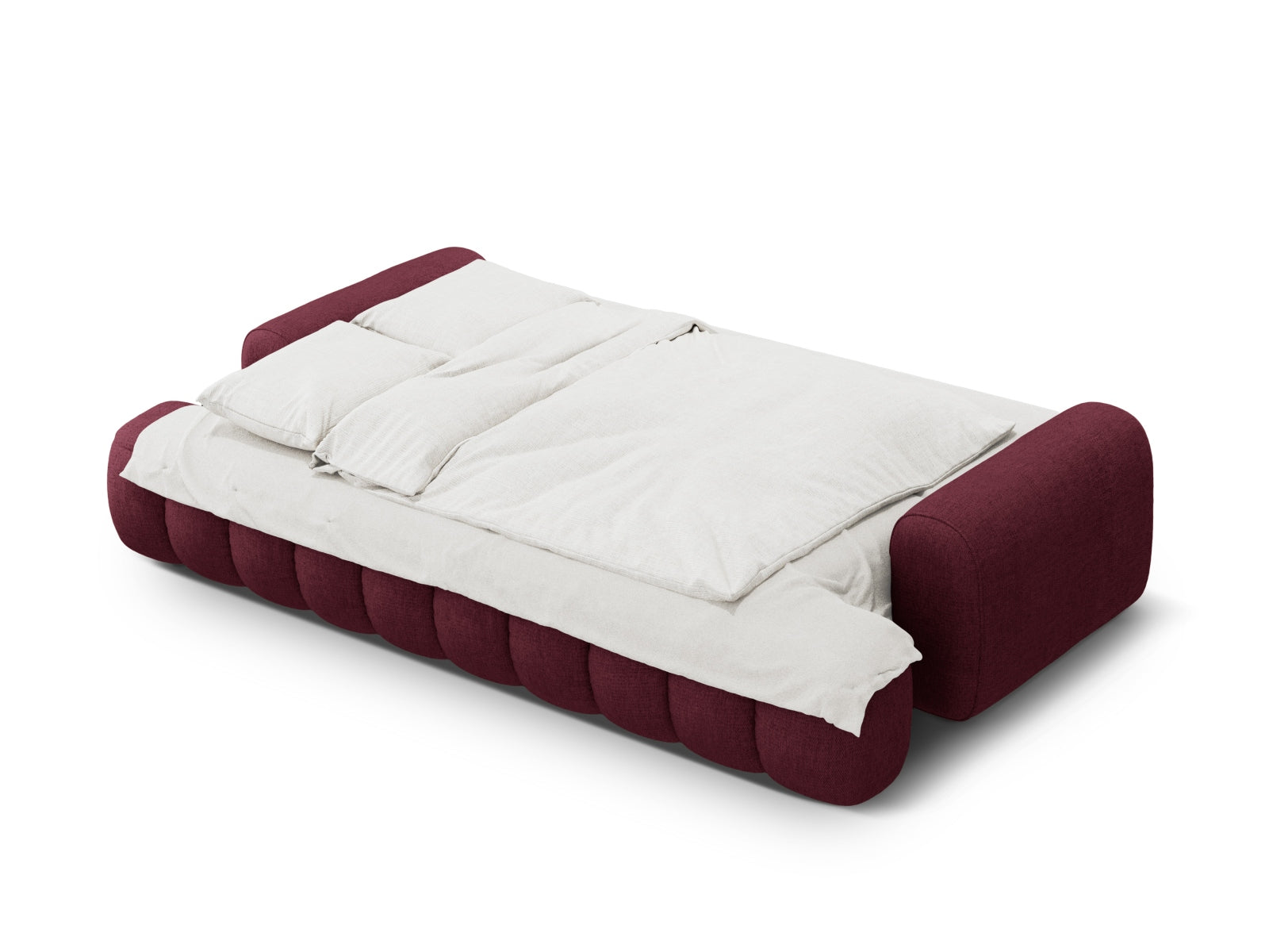 Linz 4-Seater Sofa Bed with Storage - Sorella Structured Fabric - Gallery image 8