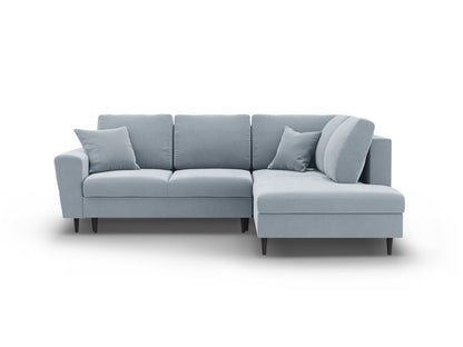 Kyoto Corner Sofa With Bed Function And Box (5 Seats, 243x194x88) - Left/Right - Riviera Velvet