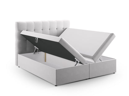Bali Boxspring Bed Set (180x210x125) - Velvet - Velvet - Gallery image 4
