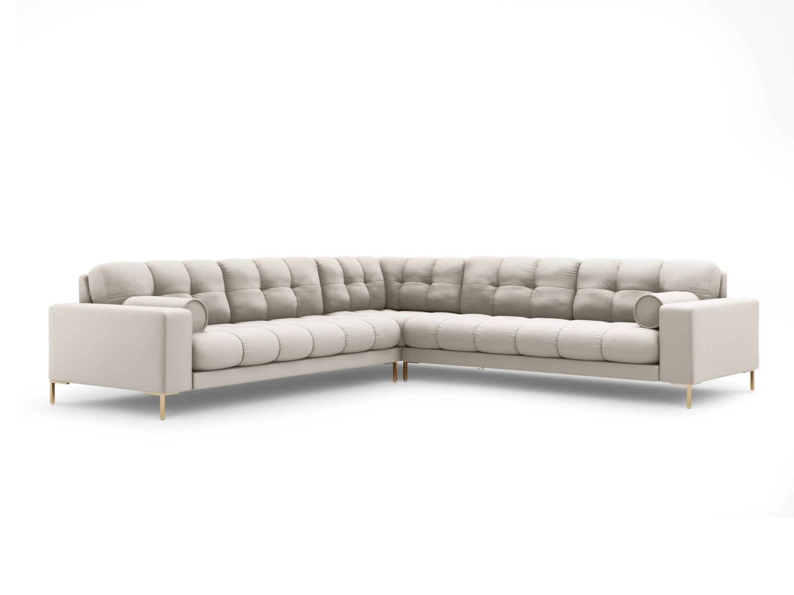 Bali Symmetrical Corner Sofa (6 Seats, 256x256x75) - Structured Fabric - Gallery image 1