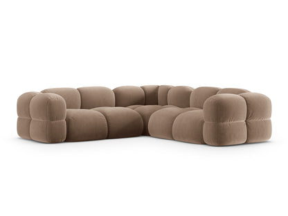 Loretto Symmetrical Corner Sofa (4 Seats, 250x250x68) - Vogue Velvet - Gallery image 8