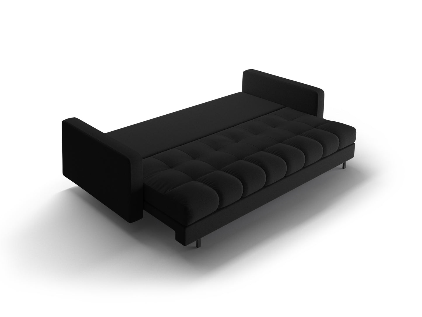 Bali Sofa With Bed Function And Box (3 Seats, 222x84x105) - Structured Fabric - Structured Fabric - Gallery image 1