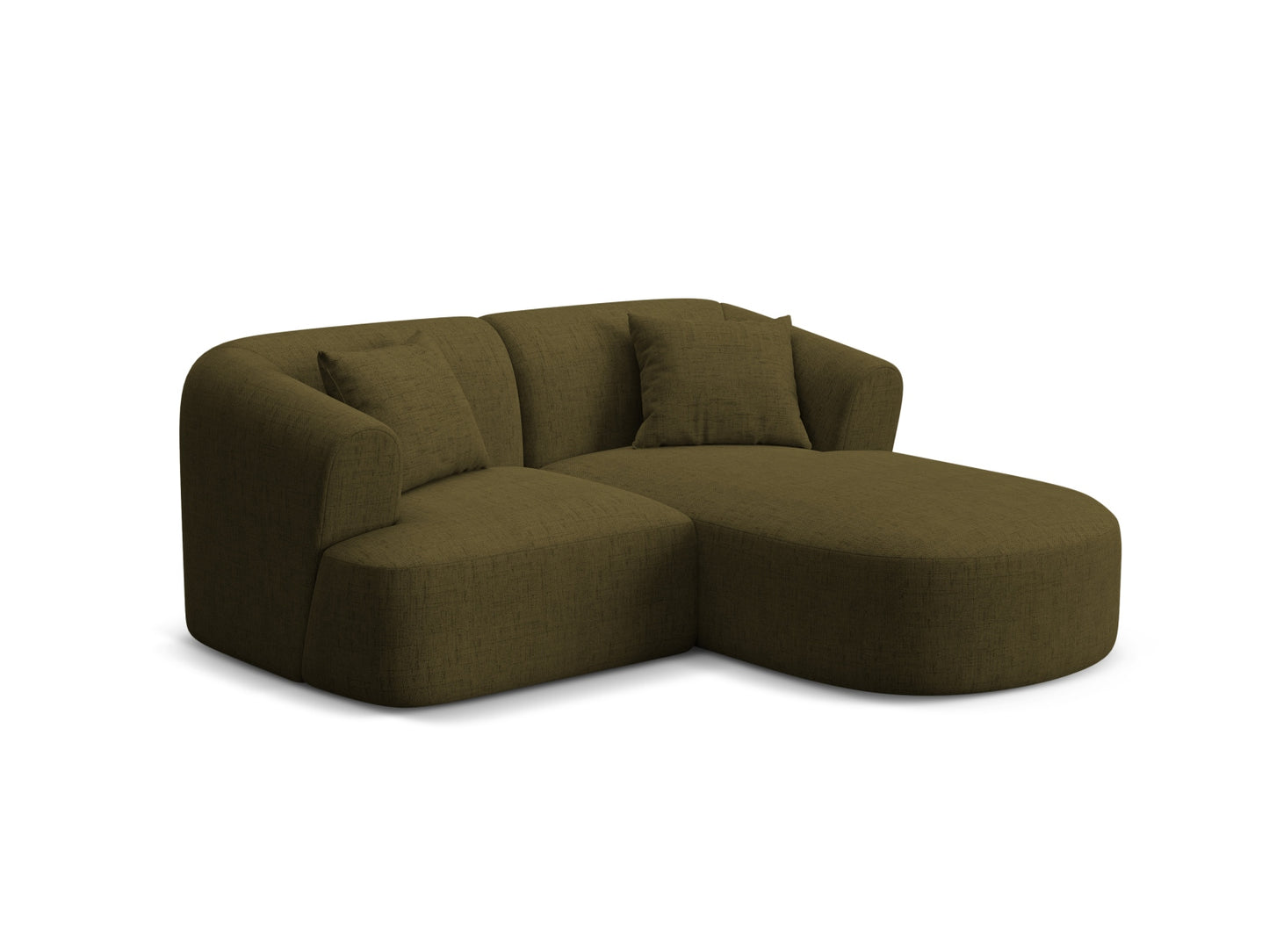 Campi Modular Corner Sofa (3 Seats, 180x156x70) - Structured Fabric - Gallery image 6