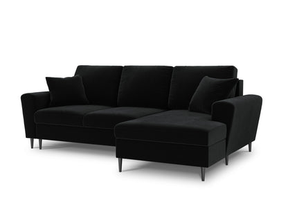 Kyoto Corner Sofa With Bed Function And Box (4 Seats, 241x145x88) - Left/Right - Riviera Velvet