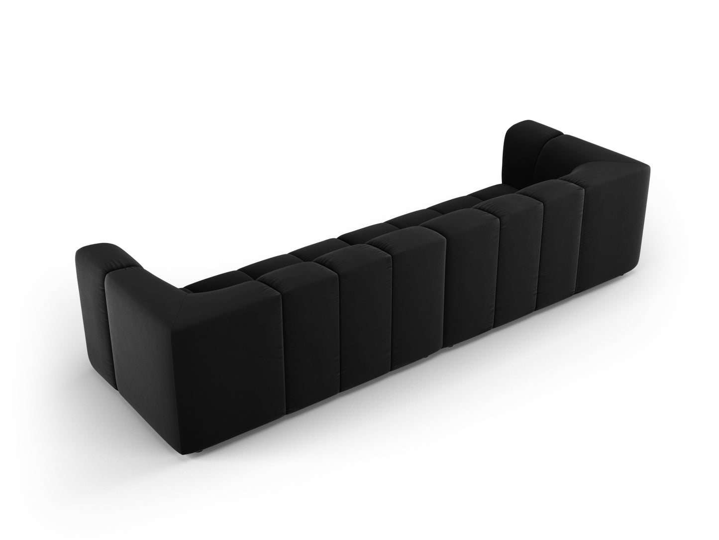 Moritz 4-Seater Sofa (4 Seats, 286x96x70) - Bluvel Velvet - Gallery image 2