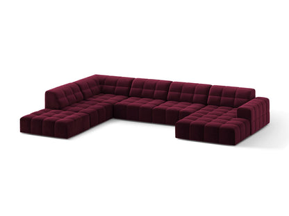 Chicago Panoramic Corner Sofa (7 Seats, 375x263x78) - Venus Velvet - Gallery image 7