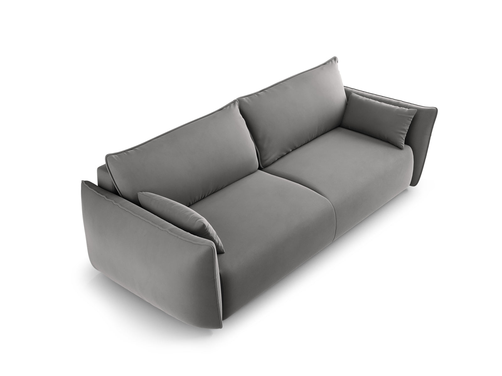 Matera 3-Seater Sofa With Bed Function And Box (3 Seats, 240x108x86) - Salvador Velvet - Gallery image 5