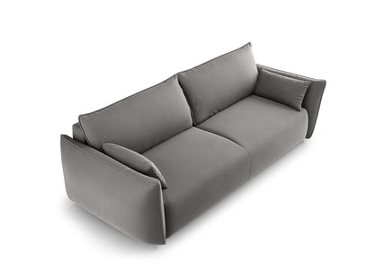 Matera 3-Seater Sofa With Bed Function And Box (3 Seats, 240x108x86) - Salvador Velvet - Gallery image 5