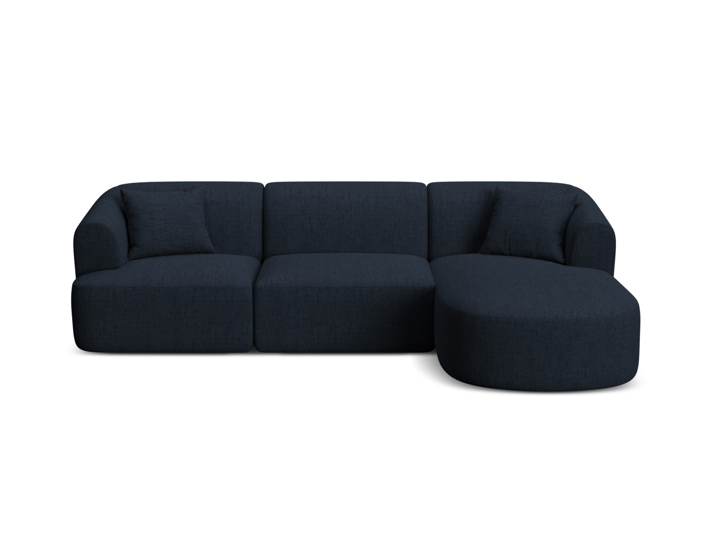 Campi Modular Corner Sofa (4 Seats, 256x156x70) - Structured Fabric