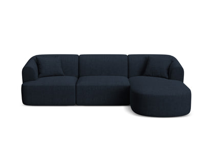 Campi Modular Corner Sofa (4 Seats, 256x156x70) - Structured Fabric