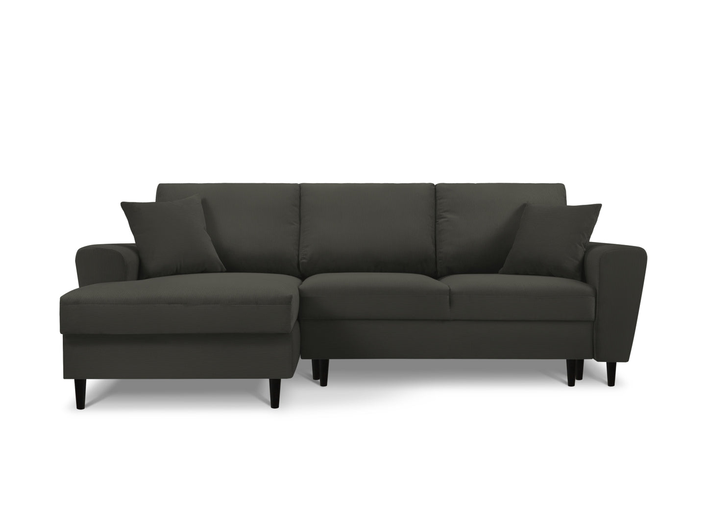 Kyoto Corner Sofa With Bed Function And Box (4 Seats, 241x145x88) - Left/Right - Fjord Corduroy - Gallery image 3