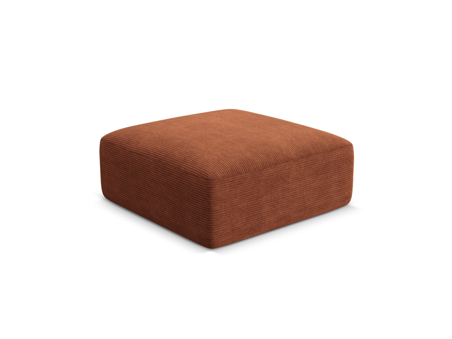 Campi Pouf (1 Seat, 90x90x40) - Corduroy - Gallery image 3