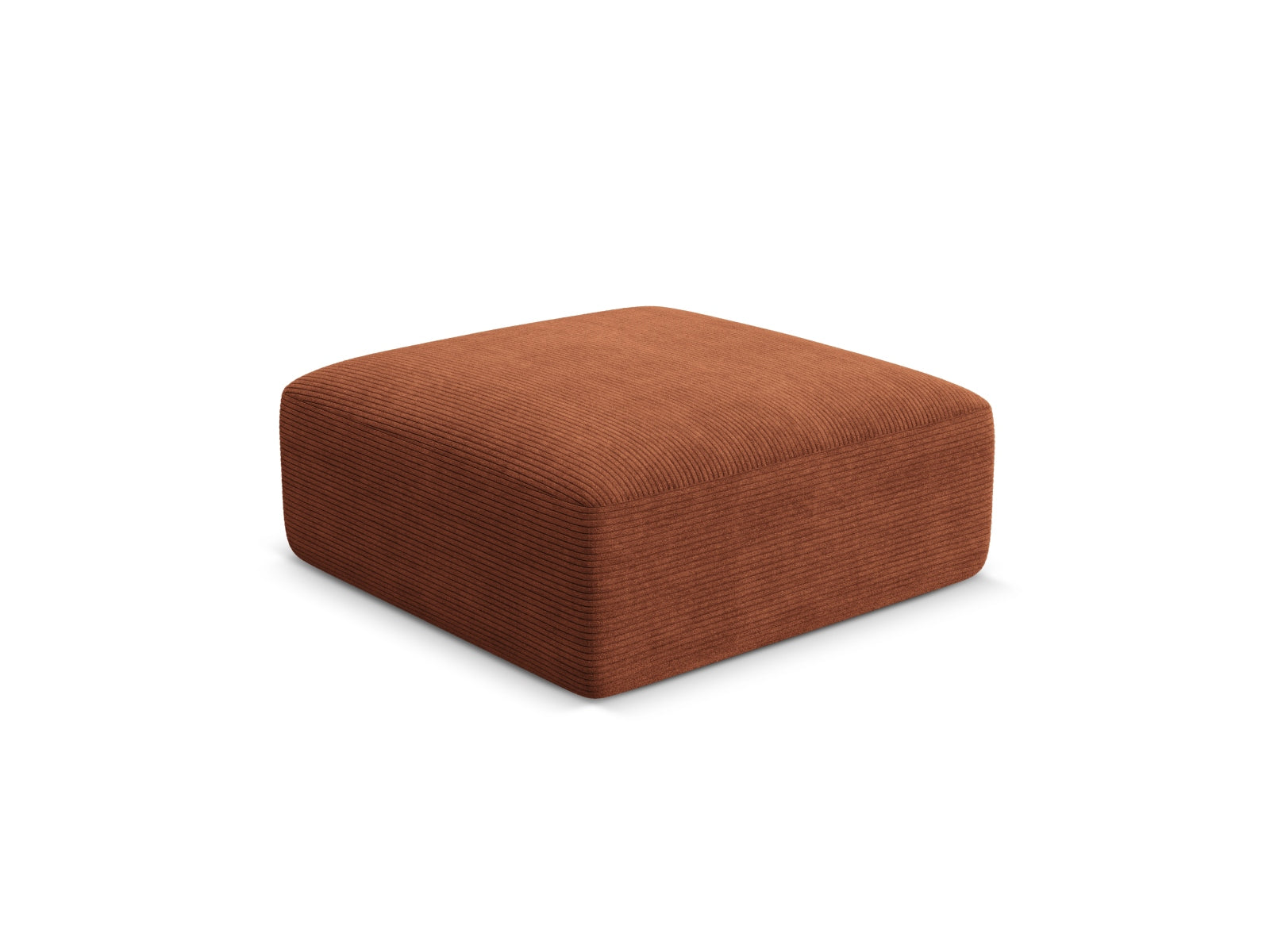 Campi Pouf (1 Seat, 90x90x40) - Corduroy - Gallery image 3