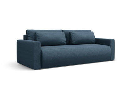 Belfast Sofa With Bed Function And Box (3 Seats, 238x105x84) - Structured Fabric - Gallery image 2