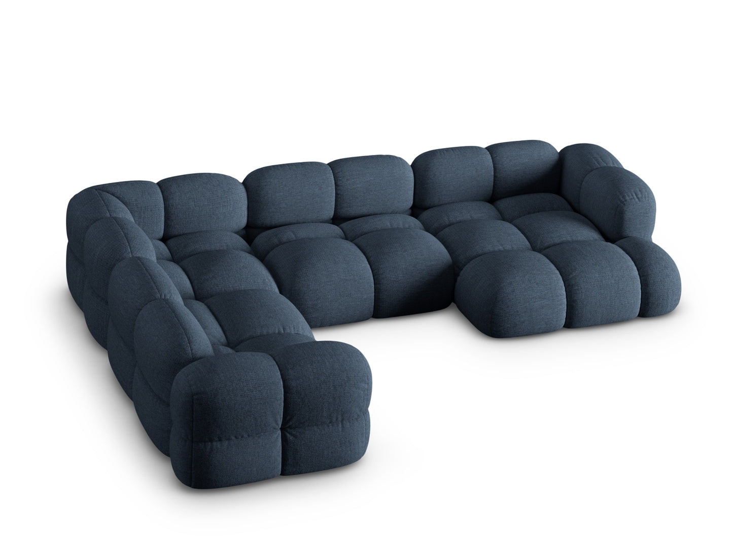 Loretto Panoramic Corner Sofa - Left/Right (5 Seats, 250x345x68) - Sorella Structured Fabric - Gallery image 7