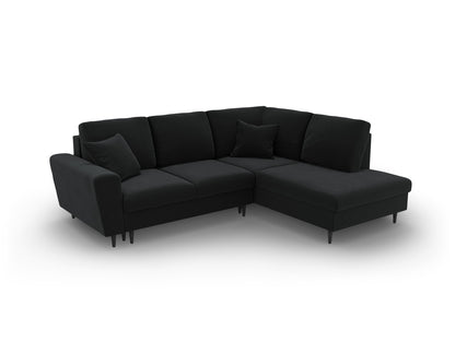 Kyoto Corner Sofa With Bed Function And Box (5 Seats, 243x194x88) - Left/Right - Riviera Velvet - Gallery image 2