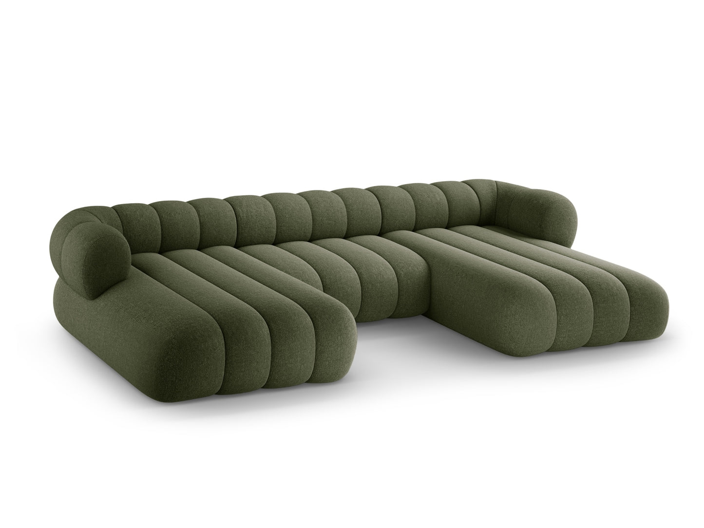 Koge Panoramic Sofa (6 Seats, 348x165x70) - Eden Chenille - Gallery image 3