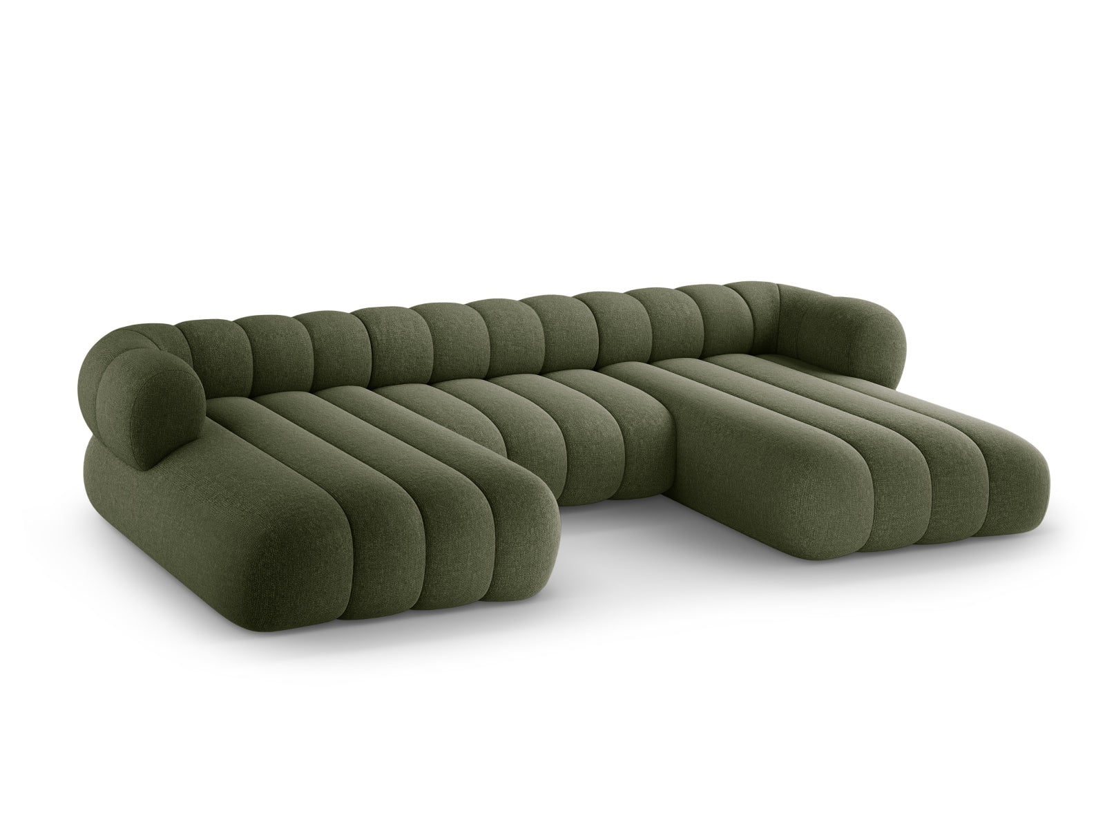 Koge Panoramic Sofa (6 Seats, 348x165x70) - Eden Chenille - Gallery image 3