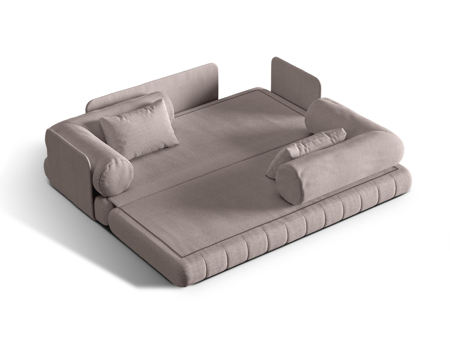 Kemi Sofa With Bed Function (3 Seats, 206x95x70) - CORAL Boucle - Gallery image 8