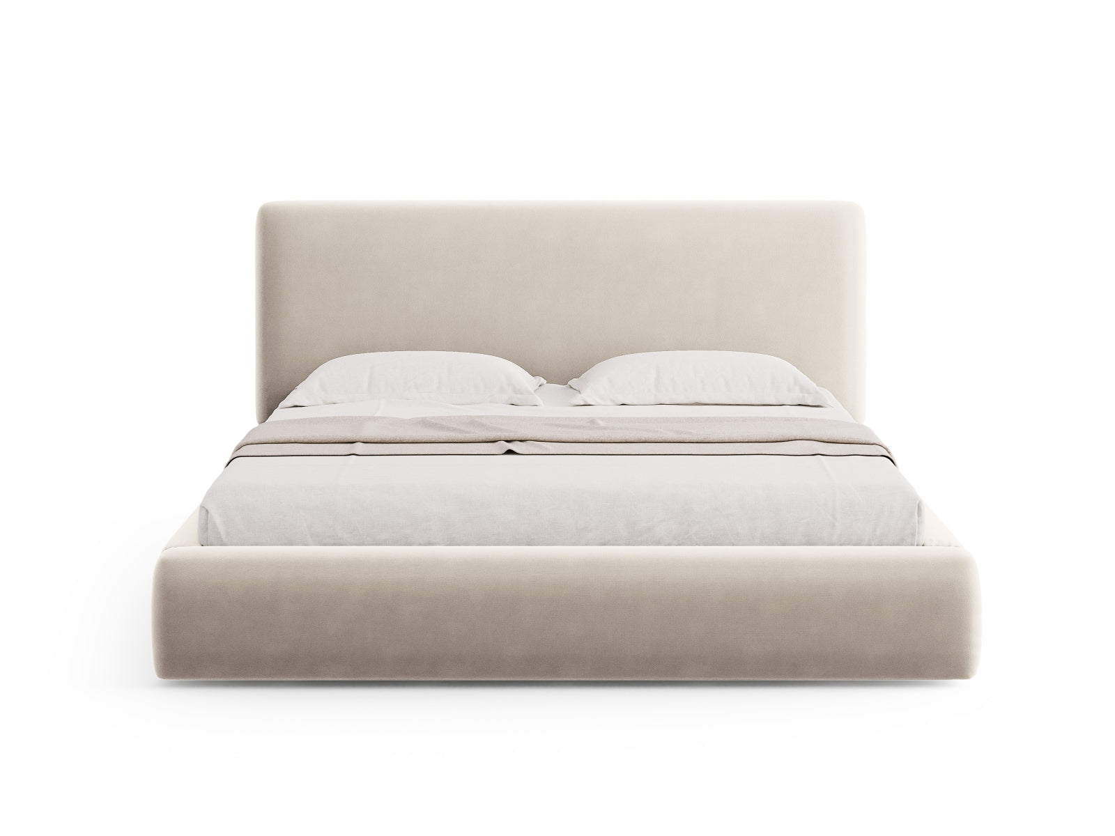 Colonel Storage Bed With Headboard - Riviera Velvet - Gallery image 5