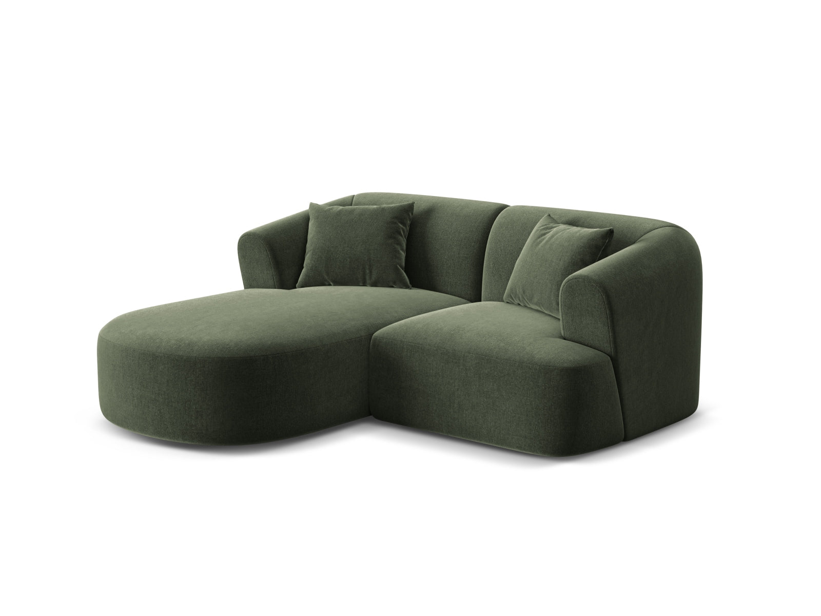 Campi Modular Corner Sofa (3 Seats, 180x156x70) - Velvet - Gallery image 8