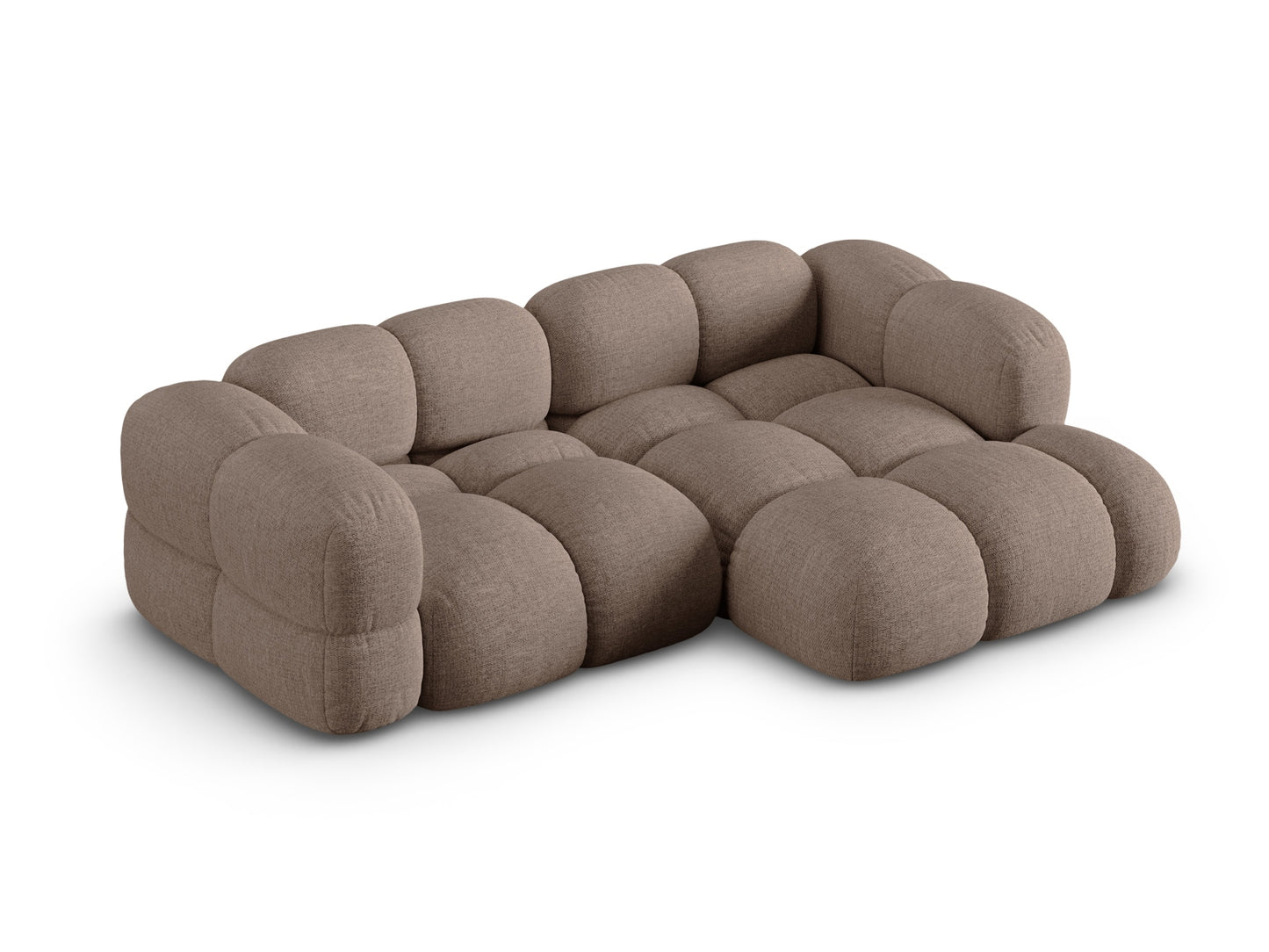 Loretto Corner Sofa - Left/Right (3 Seats, 147x250x68) - Sorella Structured Fabric - Gallery image 4
