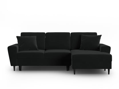 Kyoto Corner Sofa With Bed Function And Box (4 Seats, 241x145x88) - Left/Right - Riviera Velvet